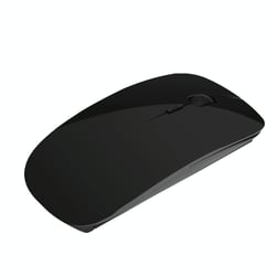Souris Sans Fil Ultra-Minces 4 Touches Silencieuses Pour Bureau Ergonomique Blanche Noir YONIS