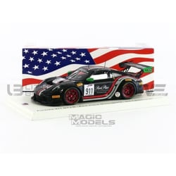 Voiture miniature - SPARK - PORSCHE 911 GT3 R - 1/43 - Californie 2019 - Noir/rouge