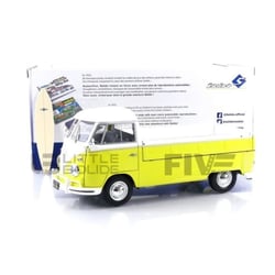 Voiture miniature de collection - SOLIDO - VOLKSWAGEN T1 Pickup - 1950 - Jaune/Blanc - 1/18