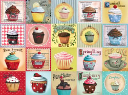 Puzzle 275 pièces - Pièces XXL - Cupcake Café - Cobble Hill
