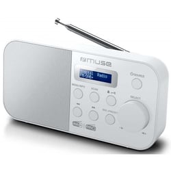 Radio Portable Numérique Blanc - Muse M-109DBW