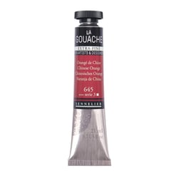 Gouache - Extra-fine - Orangé de Chine - 645 - Tube de 21ml - Sennelier
