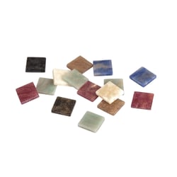 Assort. mosaïques acryliques, marbrées, Colore, 1x1cm, env. 1200 pces, Boîte 300g