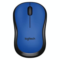 Souris Sans Fil Ergonomique Silencieuse 1200DPI Portable Plug And Play Bleu YONIS
