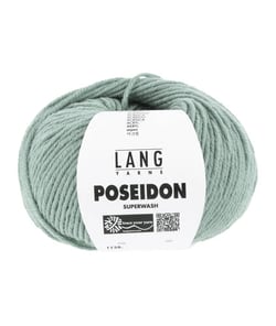 Pelote de laine Vierge Poseidon - Lang Yarns 92 Vert