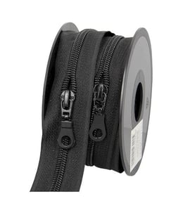 Fermeture à Glissière Spirale N°5 avec Curseur – Milward (vendue par 30 cm) 172 Noir
