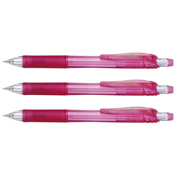 Lot de 3 Porte-mines PENTEL ENERGIZE.X - Pointe 0,7 mm - Corps rose - Rechargeable