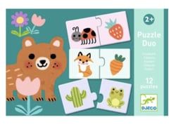 Puzzle duo – Duo couleurs - Djeco - Beige