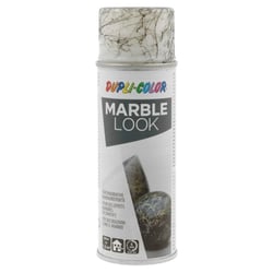 Spray de peinture - Effet marbre blanc veines noires - Décoration - Duplicolor - 200 ml