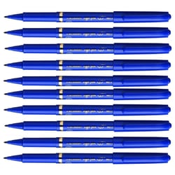 10 feutres d'écriture Sign Pen Uni Ball bleu pointe fine