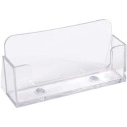 Distributeur de cartes de visite - Plastique - Pour 50 cartes - 1 compartiment