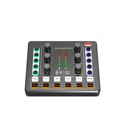 Table De Mixage Bluetooth Pour Enregistrement Et Chant En Direct Noir YONIS