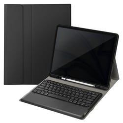 Avizar Clavier QWERTY Bluetooth pour iPad Pro 12.9 et Air 13 avec Étui Clapet Noir