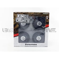 Accessoires roues - GREENLIGHT - ACCESSOIRES ROUES MONSTER TRUCK FIRESTONE - 1/18 - Pour monster truck - Marque Firestone