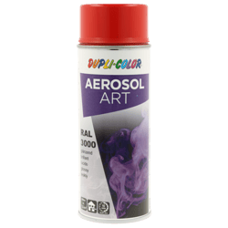Spray de peinture - Rouge flamme - RAL 3000 - Brillant - Tous supports - Aérosol Art