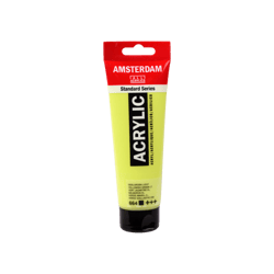 Peinture Acrylique en tube - Vert jaunâtre clair - 664 - Amsterdam - 120ml