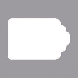 Perforatrice fantaisie: Tag, 5,7x3,8cm, (2 1 / 2"), 1 pce.