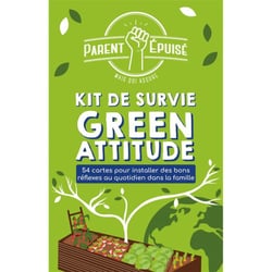Jeu d'ambiance Asmodee Parent Epuisé Kit de Survie Green attitude