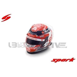Voiture miniature - SPARK - F1 2023 - Échelle 1/5 - Casque Kevin Magnussen - Rouge/Blanc/Noir