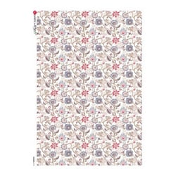 1 feuille de papier de riz 32 x 45 cm découpage collage Paper Designs FLEURS 0173XL