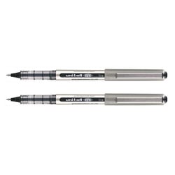 Lot de 2 rollers encre liquide Uni-Ball Eye UB157 pointe moyenne 0,7 mm noir