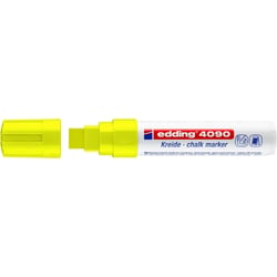 Marqueur craie liquide 4-15 mm - EDDING - Jaune fluorescent - Pointe biseautée