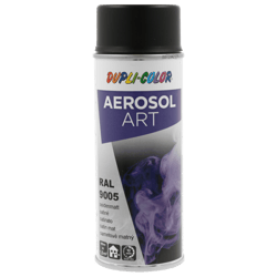 Spray de peinture - Noir encre - RAL 9005 - Satiné - Tous supports - Aérosol Art