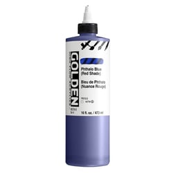 GOLDEN 473 ml HIGH FLOW Bleu Phthalo (Nuance Rouge) - S4