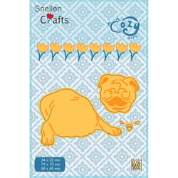 Matrices de découpe Nellie's Choice - Chien - 3 pièces - Tous niveaux