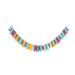 Guirlande joyeux anniversaire Oxybul