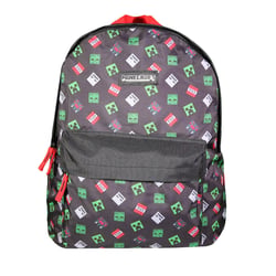 Sac à dos 1 compartiment Minecraft Noir - BAGTROTTER