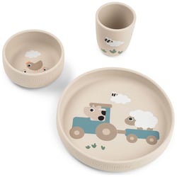 Coffret repas Stick&Stay Tiny farm Sable Done by Deer
