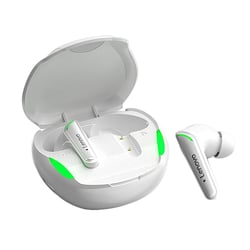 Ecouteurs Bluetooth 5.1 Gaming Sans Fil Autonomie 32h Confort Ergonomique Blanc YONIS