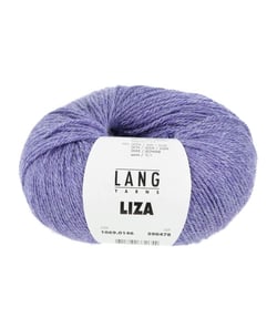 Pelote de laine et soie à tricoter Liza - Lang Yarns 146 Violet