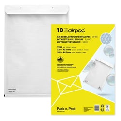 Enveloppes à bulles - 32x45,5cm - Référence J - Auto adhésive - Lot de 10 - GPV