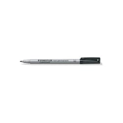 Lot de 10 marqueurs non-permanents - STAEDTLER - Lumocolor 315 - Pointe ogive 1 mm - Noir