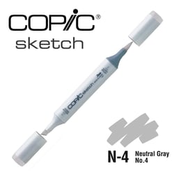 Copic - Marqueur à l'alcool Copic Sketch N4 Neutral Gray No.4