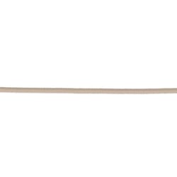 Bobine 100m élastique rond beige 1mm