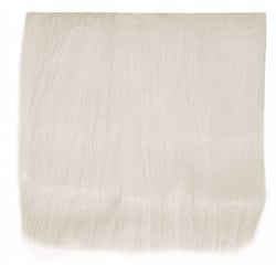 Peluche à poils longs, blanc, 14x20x7cm, sachet 1 pce.