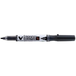 Lot de 10 marqueurs tableau blanc - PILOT - V BOARD MASTER S - Pointe ogive ultra fine - Noir
