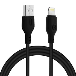 Avizar Câble USB vers Apple Ligthning Recharge et Synchronisation Longueur 1.10m Noir