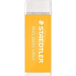 Gomme - Blanche et orange - Plastique - Mars Plastic Colour - Staedtler