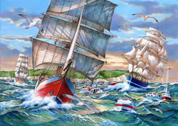 Puzzle 1000 pièces - Grands Voiliers - HOP - House of Puzzles