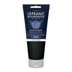Peinture acrylique - Vert de vessie - 552 - Fine - Lefranc Bourgeois - Tube 200ml