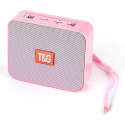 Mini Enceinte Bluetooth Portable Sans Fil USB Autonomie 1.5h Vert Rose YONIS
