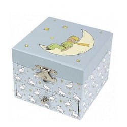Coffret Musique Cube Le Petit Prince et mouton – Figurine Petit Prince - Trousselier - Vert