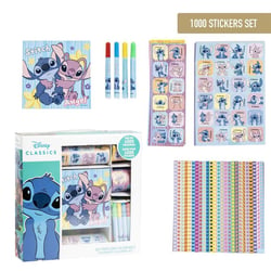 Set de 1000 Stickers Angel & Stitch Disney