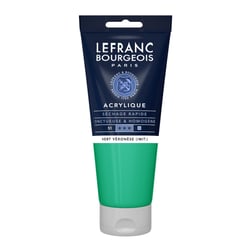 Peinture acrylique - Vert Véronèse - 549 - Fine - Lefranc Bourgeois - Tube 200ml