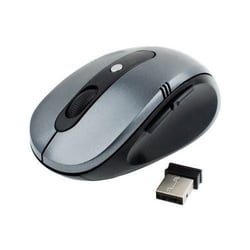 Souris Sans Fils Universelle Optique 2600 Dpi 2.4 Ghz USB Plug & Play Gris Clair YONIS
