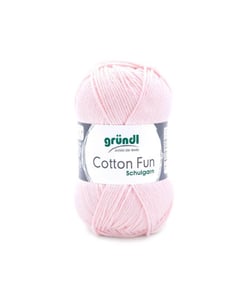 Fil à tricoter COTTON FUN - Gründl - certifié Oeko-Tex 37 Rose